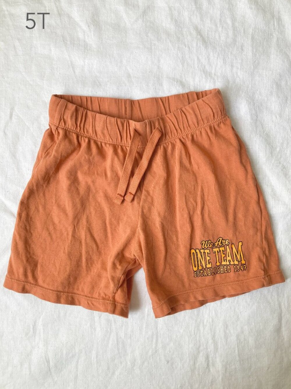 🪴5/$30 H&M 5T Orange Shorts Summer Beach Casual